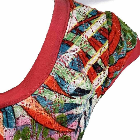 Rabbit Rabbit Rabbit Designs Bright Jungle Printed Dress Size 6 - Picture 4 of 9